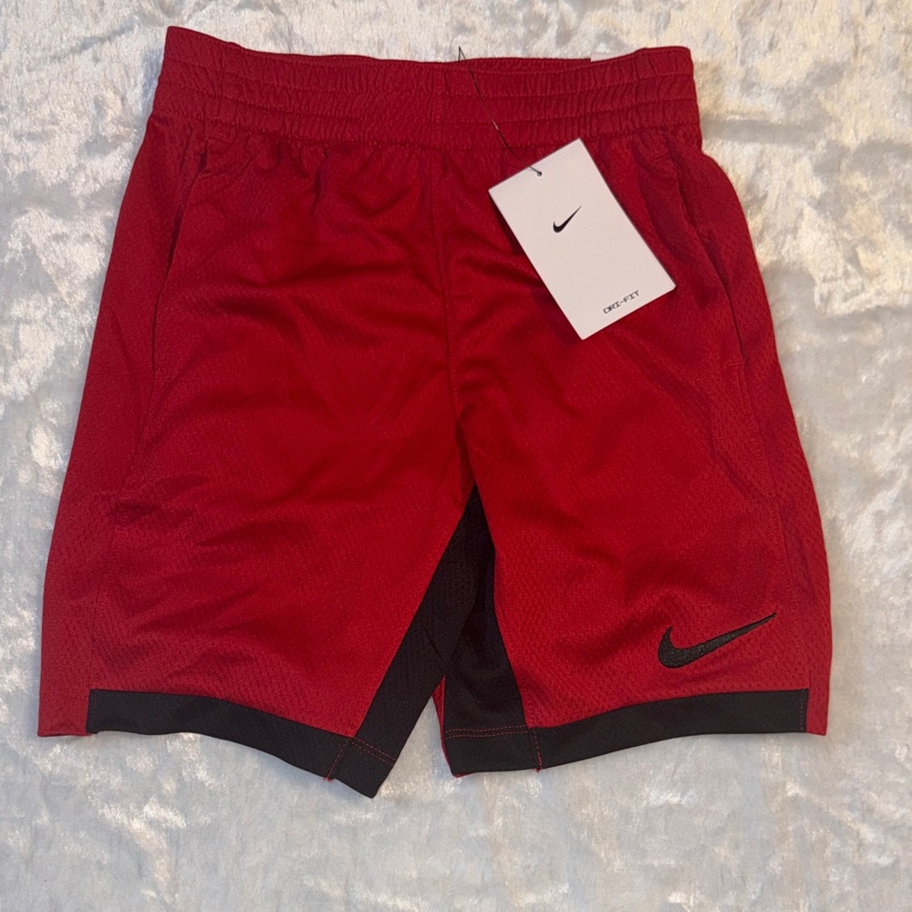 NWT Nike Red and Black Sports Shorts